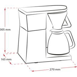 Melitta Excellent 4.0 Kaffebryggare Stål, 1455 W, Matlagning & Grillar
