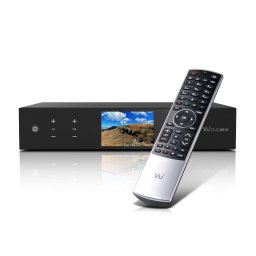 VU+ Duo 4K SE – UHD 4K Linux-mottagare med DVB-S2X FBC Twin & DVB-T2 Dual Tuner (Dubbla Sat + Dubbla Mark) (Välj variant: Utan hårddisk med BT fjärr)