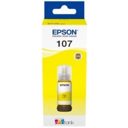 Epson 107 EcoTank bläckflaska, 70 ml - Gul