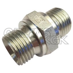 Sexkantnippel stål 1/2" utv