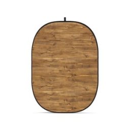 Godox CBA-WW0009 Wooden Wall, hopfällbar bakgrund, 2 x 1,5m - Mörk beige