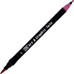 ZIG Art & Graphic Twin dark pink 6st