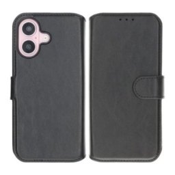 iPhone 16 Plus Plånboksfodral Med Magnet Skal RV - Svart