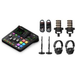 RØDE Rodecaster Duo, podcasting bundle 2 - Svart