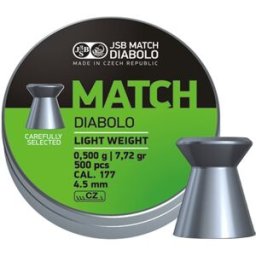JSB Match Diabolo, Pistol 4,51mm 0,500g 500st