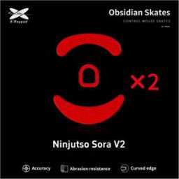 X-Raypad Obsidian Mouse Skates Till Ninjutso Sora V2