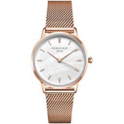 Rosefield The Pearl Edit Mesh White MOP Rose Gold RMRMR-R09
