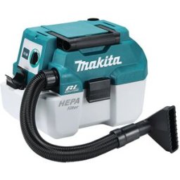 Makita Dammsugare LXT DVC750LZ, HEPA, våt-/torr med blås, utan batteri & laddare
