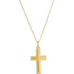 Top Gold silver kors guldpläterad 5256671500