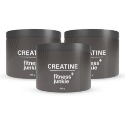 3 X Fitnessjunkie Creatine 300 G Kreatin