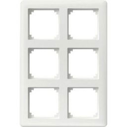 Schneider Electric Exxact Wde002346 Kombinationsram 3x2-Fack, Vit, Strömbrytare & Vägguttag