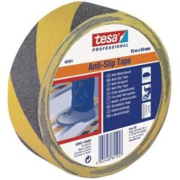Halkskyddstejp TESA 50mmx15m gul/svart