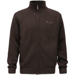 Pinewood Hurricane Full Zip Tröja (Färg: D.Brown Mel, Storlek: Large)