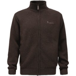 Pinewood Hurricane Full Zip Tröja (Färg: D.Brown Mel, Storlek: 3XL)