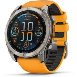 Garmin Fenix 8 - 51 mm, AMOLED - Graphite Spark Orange