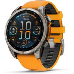 Garmin Fenix 8 - 47 mm, AMOLED - Graphite Spark Orange
