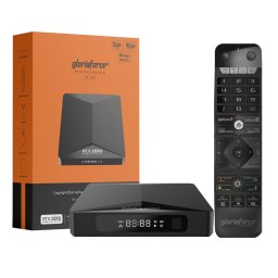 Gloriaforce RTX Zero 4K UHD Android 11 IPTV Box med HDR10+, Dual-WiFi & Bluetooth (Tillval: Utan extra 2TB minne för inspelning i 560 timmar)