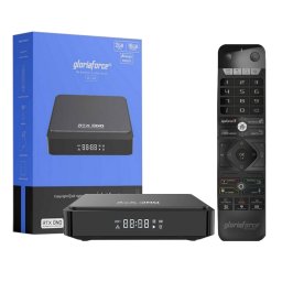 Gloriaforce RTX Uno 4K UHD Android 11 IPTV Box med HDR10+, Dual-WiFi & Bluetooth (Tillval: Utan extra 2TB minne för inspelning i 560 timmar)