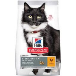 Hill's Science Plan Cat Mature Adult 7+ Sterilised Chicken (3 kg)
