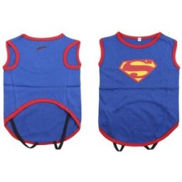 For FAN Pets Superman Hundtröja Blå (S)