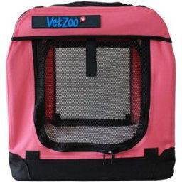 PetEasy x VetZoo Transportbur Rosa (S)