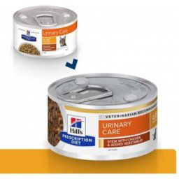 Hill's Prescription Diet Feline c/d Urinary Care Chicken & Vegetables Stew 82 g
