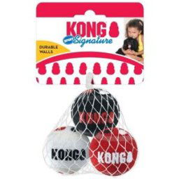 KONG Signature Sport Hundbollar S 5 cm 3-pack