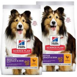 Hill's Science Plan Sensitive Stomach & Skin Medium Chicken 2 x 14kg