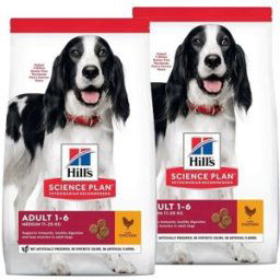 Hill's Science Plan Adult Medium Chicken 2 x 14 kg