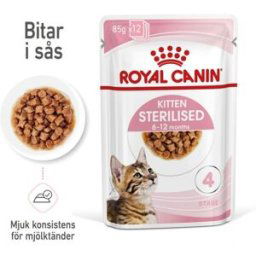 Royal Canin Kitten Sterilised Gravy 12x85 g