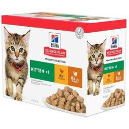 Hill's Science Plan Kitten Chicken & Turkey 12x85 g