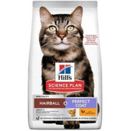 Hill's Science Plan Feline Adult Hairball & Perfect Coat Chicken (1,5 kg)