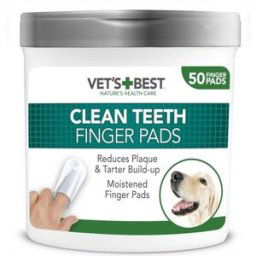 Vet's Best Vet’s Best Clean Teeth Finger Pads 50-pack