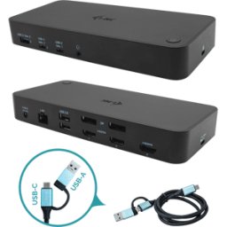 Univ triple dock 2xDP 3xHDMI 2xUSB-C 3xUSB-A GLAN 100W PD
