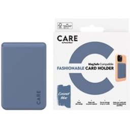 Apple CARE Fashionable Card Holder Blue iPhone