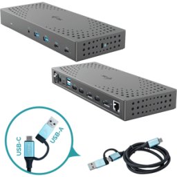 Univ triple dock 2xDP 3xHDMI 2xUSB-C 4xUSB-A GLAN 100W PD