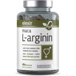 Elexir Pharma Maca L-arginin 180 Caps