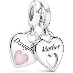 Pandora People charm Mother & Daughter Split Heart 799187C01