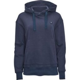 Knowledge Cotton Apparel Women's Daphne Basic Badge Hoodie Total Eclipse XS