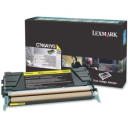 Toner LEXMARK C746A1YG 7K gul