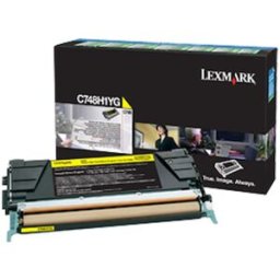 Toner LEXMARK C748H1YG 10K gul
