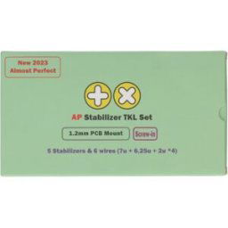Tx Keyboards Ap Tx Stabilizer Screw-In 1.2 - Grön/vit
