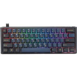 Ducky One 3 Pro Mini Nazca Line Rgb Tangentbord [Mx2a Brown] - Svart