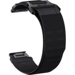 Tiera Garmin Fenix svart Velcro armband 22 mm quick release