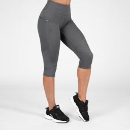 Gorilla Wear Monroe Cropped Leggings Grey M