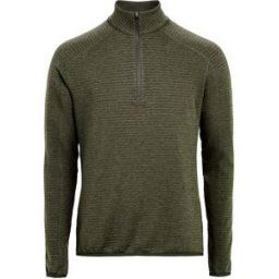The Mountain Studio M-6 Light Tech Fleece Half Zip Herr, Forest Green, L