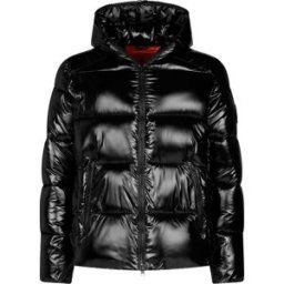 Save the Duck Men's Animal Free Hooded Puffer Jacket Edgard Black XXL