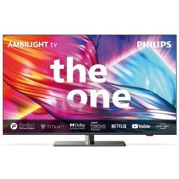Philips 43PUS8949/12 The One 4K Amblight TV Antracitgrå