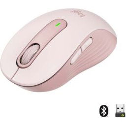 Logitech Signature M650 Wireless Mouse, Rose