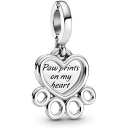 Pandora berlock Hearts & Paw Print 799360C00